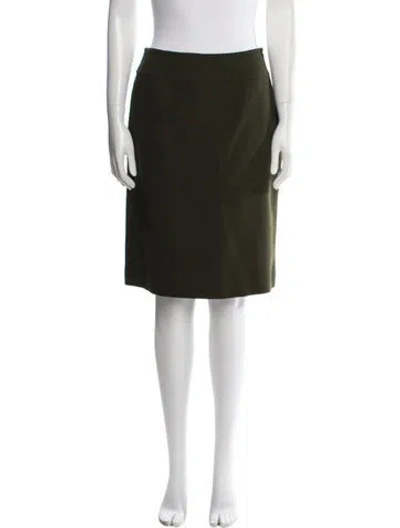 Pre-owned Victor Alfaro Knee-length Skirt In Green