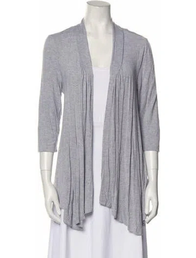 Pre-owned Victor Alfaro Open Front Sweater In Gray