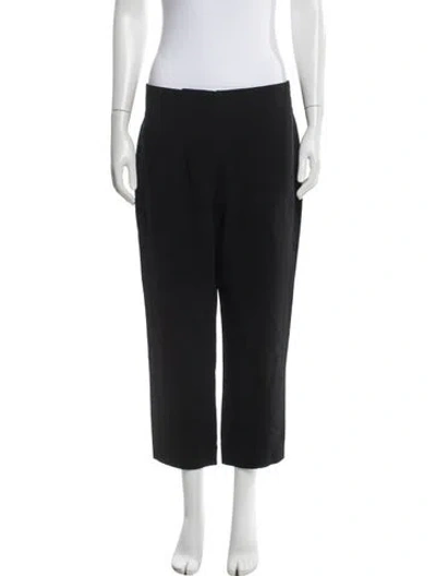 Pre-owned Victor Alfaro Straight Leg Pants In Black