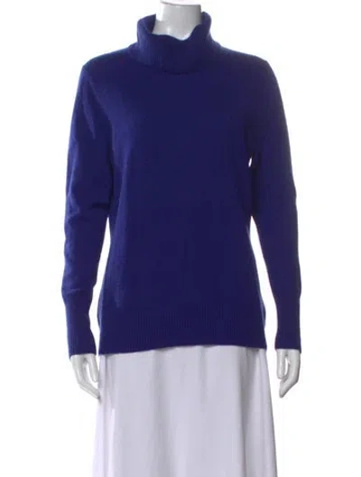 Pre-owned Victor By Victor Alfaro Cashmere Turtleneck Sweater In Purple