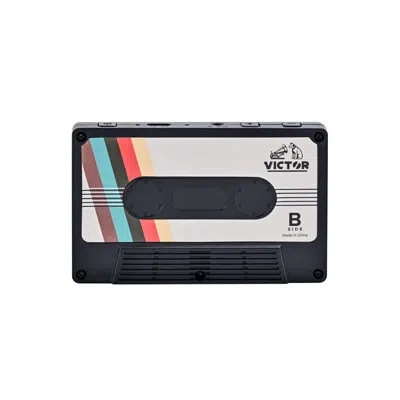 Victor Cassette Bluetooth Speaker In Black