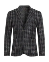 Victor Cool Man Blazer Midnight Blue Size 40 Polyester, Acrylic, Wool, Cotton In Multi