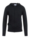 Victor Cool Man Cardigan Midnight Blue Size Xxl Viscose, Acrylic, Polyamide In Blue