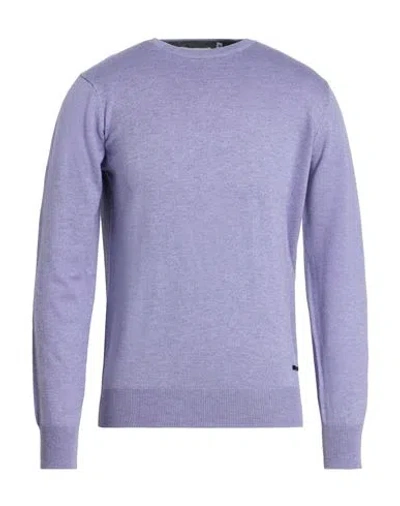 Victor Cool Man Sweater Lilac Size M Wool, Cashmere, Viscose, Polyester In Purple