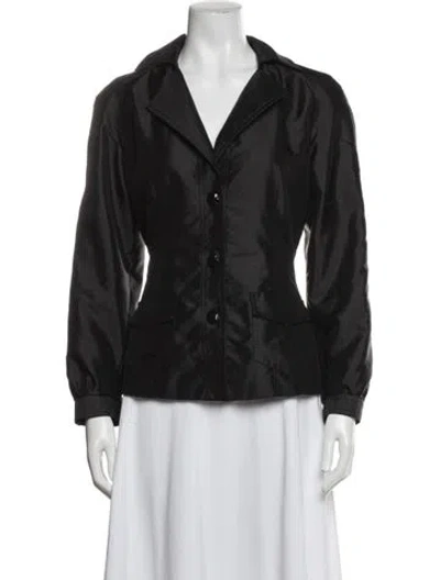 Pre-owned Victor Costa Blazer In Black