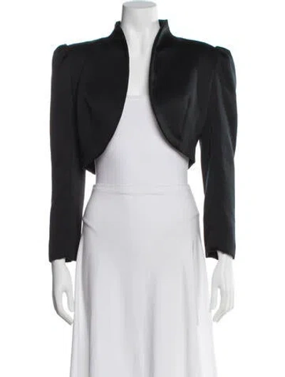 Pre-owned Victor Costa Bolero In Black