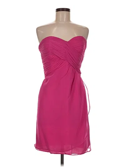 Pre-owned Victor Costa Cocktail Dress In Pink