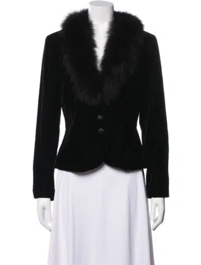 Pre-owned Victor Costa Evening Jacket In Black