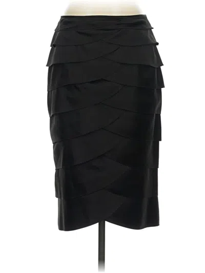 Pre-owned Victor Costa Formal Skirt In Black