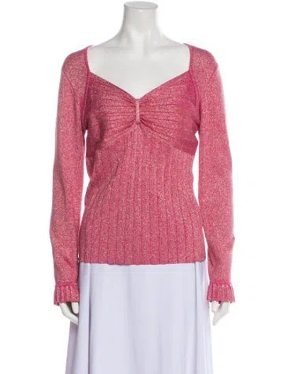 Pre-owned Victor Costa Vintage Square Neckline Blouse