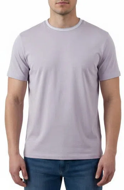 Victor Emmanuel Cotton Crewneck T-shirt In Gray