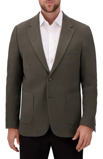 Victor Emmanuel Modern Fit Cotton Blend Piqué Sport Coat In Gray