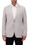 Victor Emmanuel Modern Fit Textured Knit Cotton Blend Sport Coat In Gray