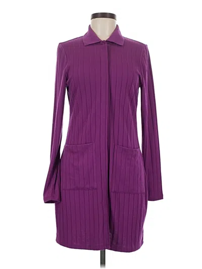 Pre-owned Victor Glemaud Cardigan Sweater In Purple