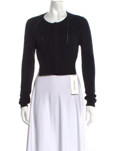 Pre-owned Victor Glemaud Crew Neck Sweater In Black