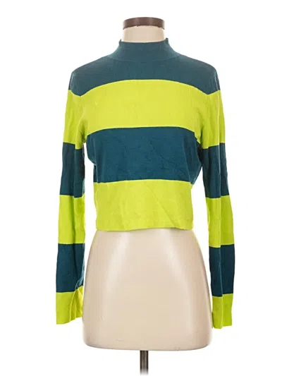 Pre-owned Victor Glemaud Long Sleeve Turtleneck In Green