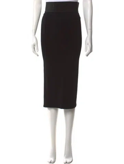 Pre-owned Victor Glemaud Midi Length Skirt W/ Tags In Black