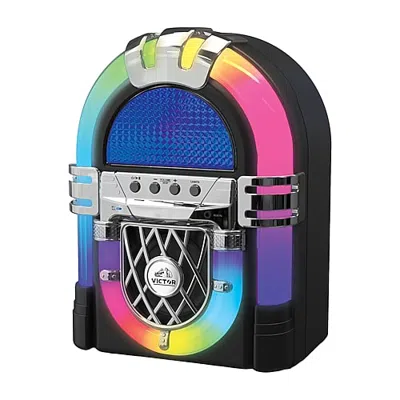 Victor Jukebox Speakers In Black