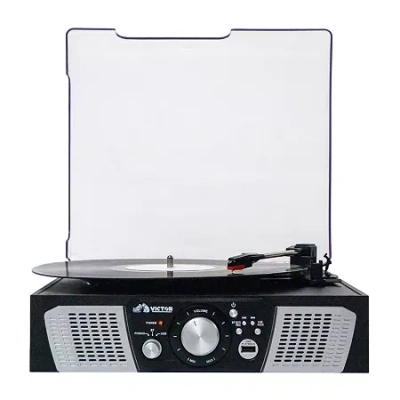Victor Lakeshore 5-in-1 Turntable In Black