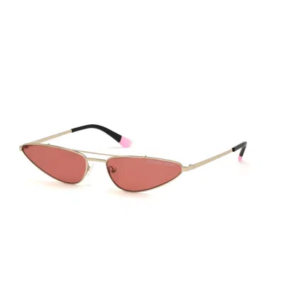 Victoria&#039;s Secret Rose Gold Metal Sunglasses In Metallic