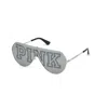 Victoria&#039;s Secret Victoria's Secret Gray Metal Sunglasses In Gray