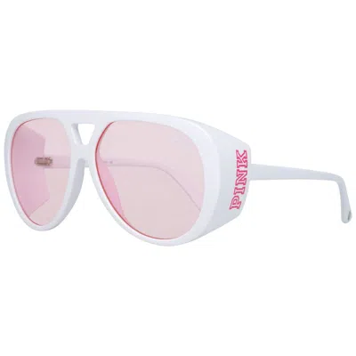 Victoria&#039;s Secret Victoria's Secret White Plastic Sunglasses In Multi
