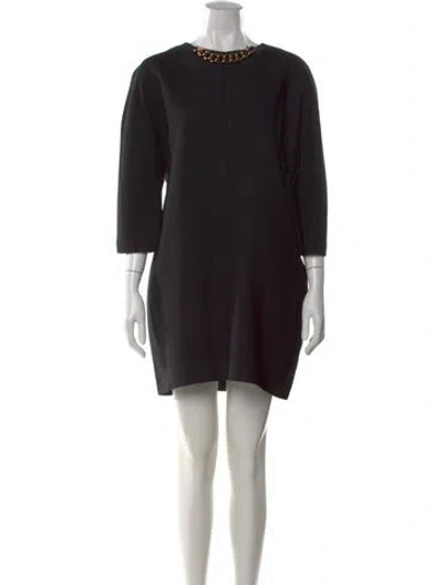 Pre-owned Victoria Beckham 2014 Mini Dress In Black