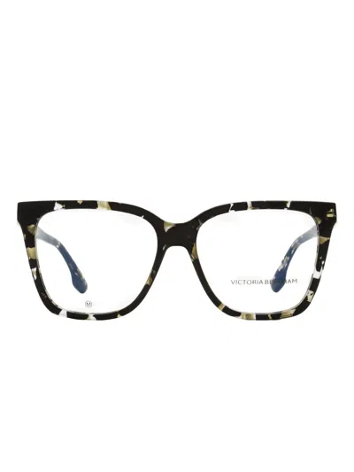 Victoria Beckham 2680 Square Acetate Frames In Black