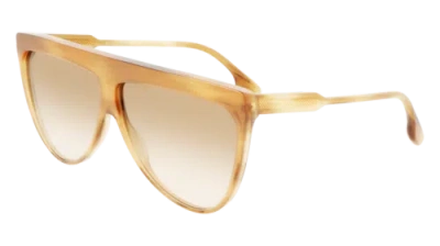 Pre-owned Victoria Beckham 44812 774 Honey Horn 65/09/145 Female Sunglasses