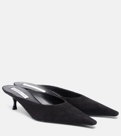 Victoria Beckham 45 Suede Mules