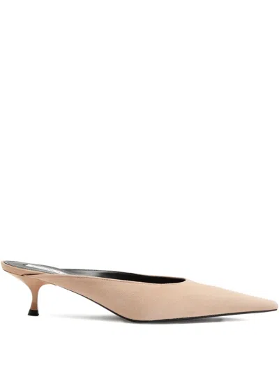 VICTORIA BECKHAM 45MM POINTED-TOE HEELED PUMPS