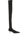 Victoria Beckham 45mm Sloan Jersey Pointed-toe Boots