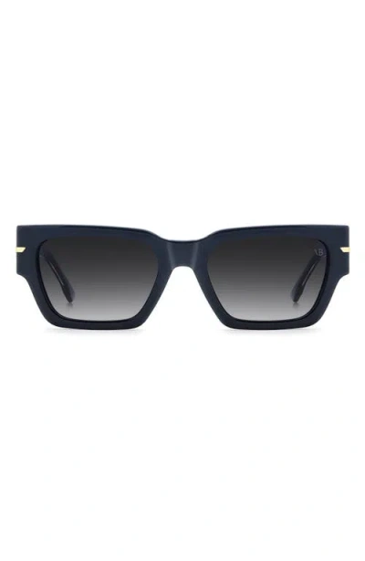 Victoria Beckham 53mm Square Sunglasses In Blue