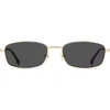Victoria Beckham 55mm Rectangular Sunglasses In Black
