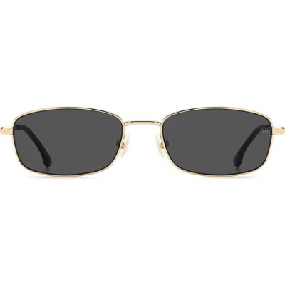 Victoria Beckham 55mm Rectangular Sunglasses In Black