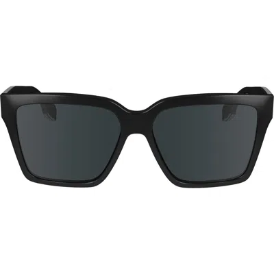 VICTORIA BECKHAM VICTORIA BECKHAM 57MM CHAIN RECTANGULAR SUNGLASSES