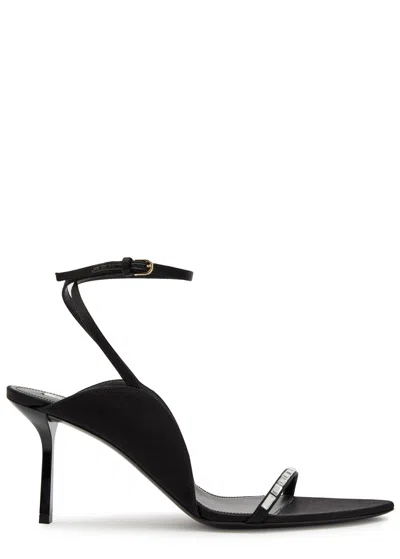 Victoria Beckham 75 Crystal-embellished Sandals In Black