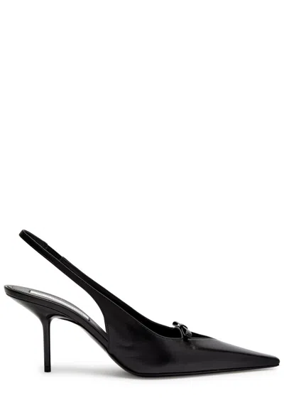 VICTORIA BECKHAM VICTORIA BECKHAM 75 LEATHER SLINGBACK PUMPS