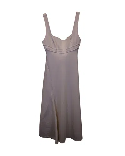 Victoria Beckham A-line Sleeveless Dress In Ivory Viscose In White