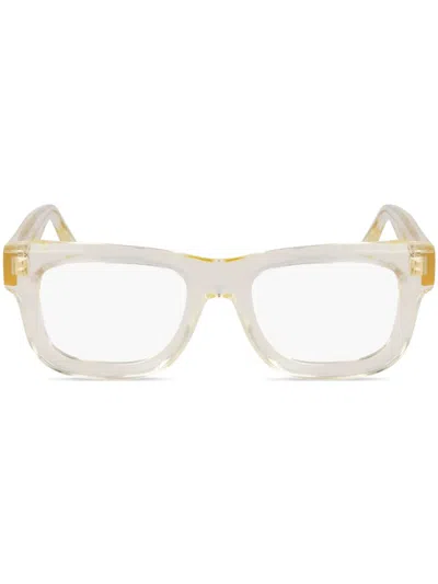 Victoria Beckham Abstract-pattern Glasses In Neutral