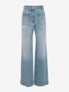 Victoria Beckham Alina Denim Jeans In Blue