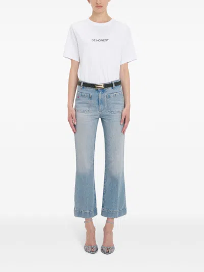 VICTORIA BECKHAM VICTORIA BECKHAM ALINA FLARED DENIM JEAN PANTS