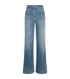 Victoria Beckham Alina High-rise Straight Jeans In Blue