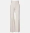 Victoria Beckham Alina High-rise Wide-leg Pants In White
