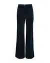 Victoria Beckham Alina High Waist Corduroy Jeans In Indigo In Blue