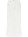 Victoria Beckham Flared High-waist Jeans With Subtle Logo Detail