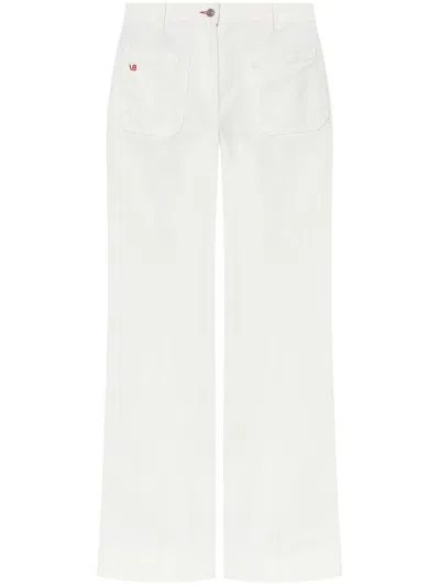 Victoria Beckham Alina High-waisted And Flared Leg Jeans Clothing In White