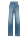 Victoria Beckham Straight Trousers With Pockets And Stitching