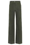 Victoria Beckham Pants "alina" In Green