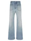 Victoria Beckham Alina High-rise Flared Jeans In Blue